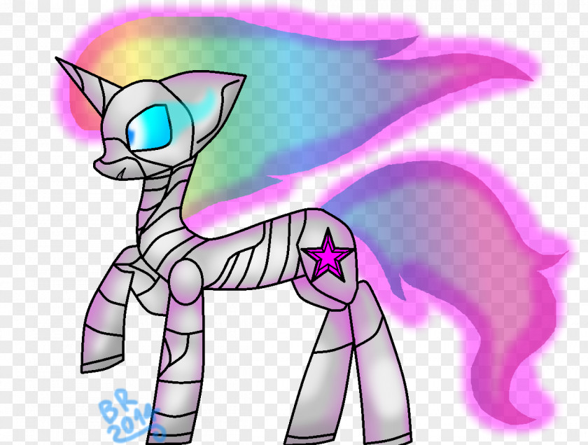 Robot Unicorn Attack Cat Horse Mammal Animal PNG