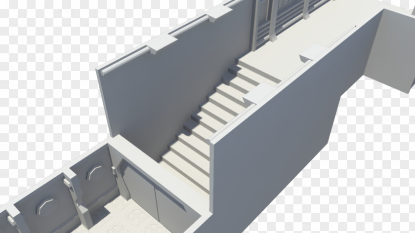 Staircase Model Roof Angle PNG