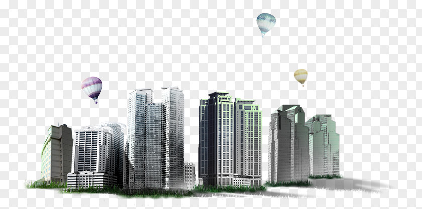 The Balloon Over Building Software PNG