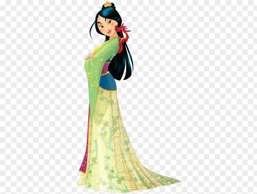 Disney Princess Fa Mulan Aurora Mushu Belle Ariel PNG
