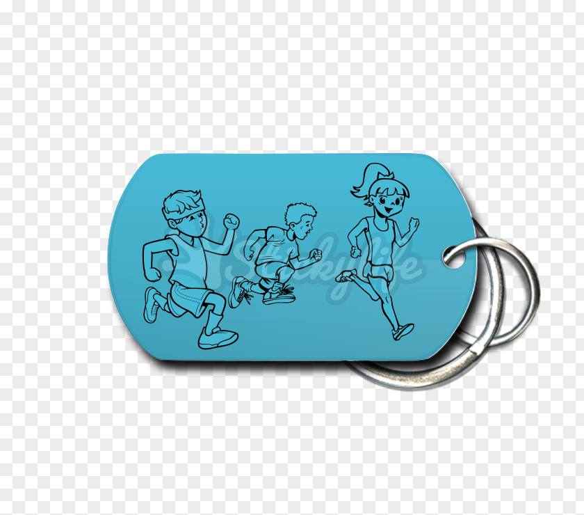 Key Chain Turquoise Font PNG