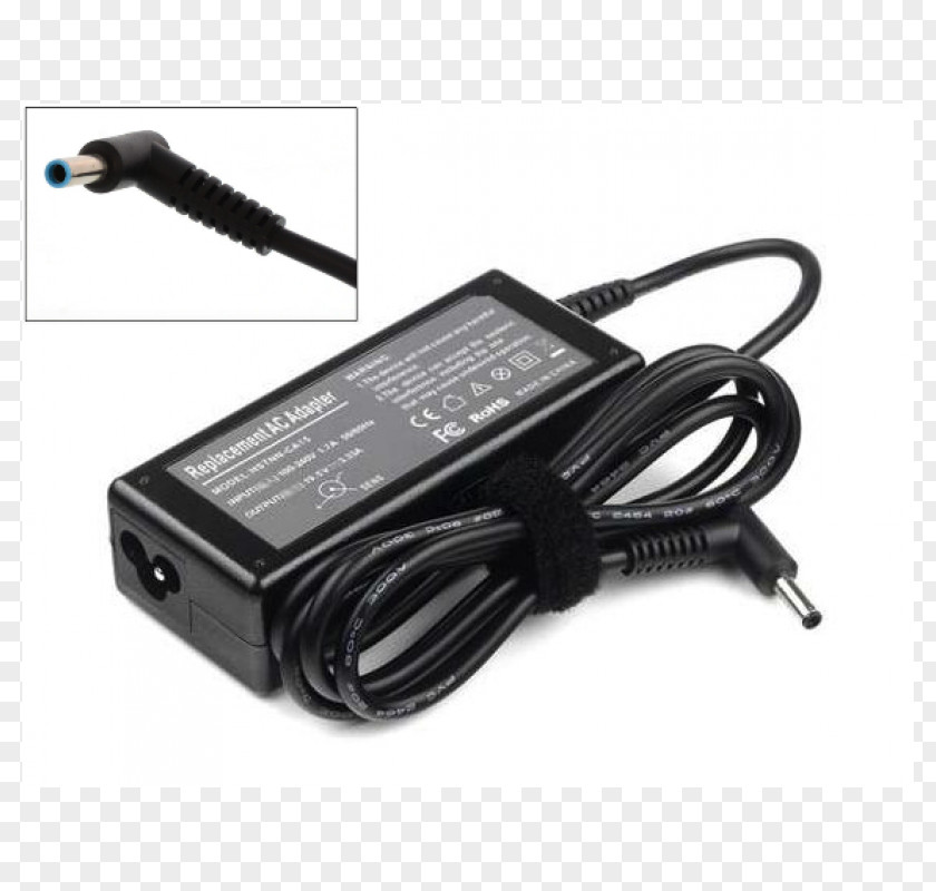 Laptop Battery Charger Hewlett-Packard Dell AC Adapter PNG