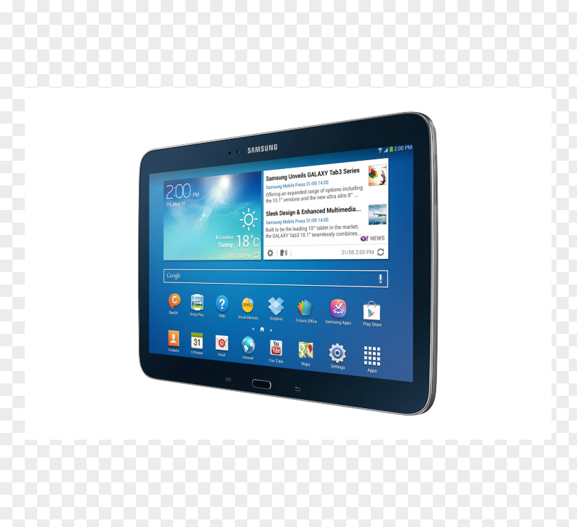 Samsung Galaxy Tab Series Android Computer Smartphone 3G PNG