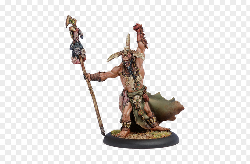 Shaman Hordes Warmachine Privateer Press Miniature Figure Wargaming PNG