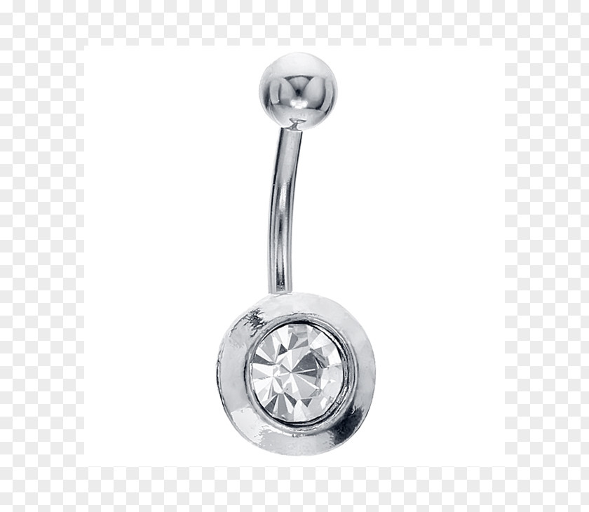 Silver Earring Navel Piercing Body Jewellery PNG