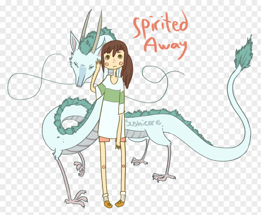 Spirited Away Haku Spike Fan Art PNG