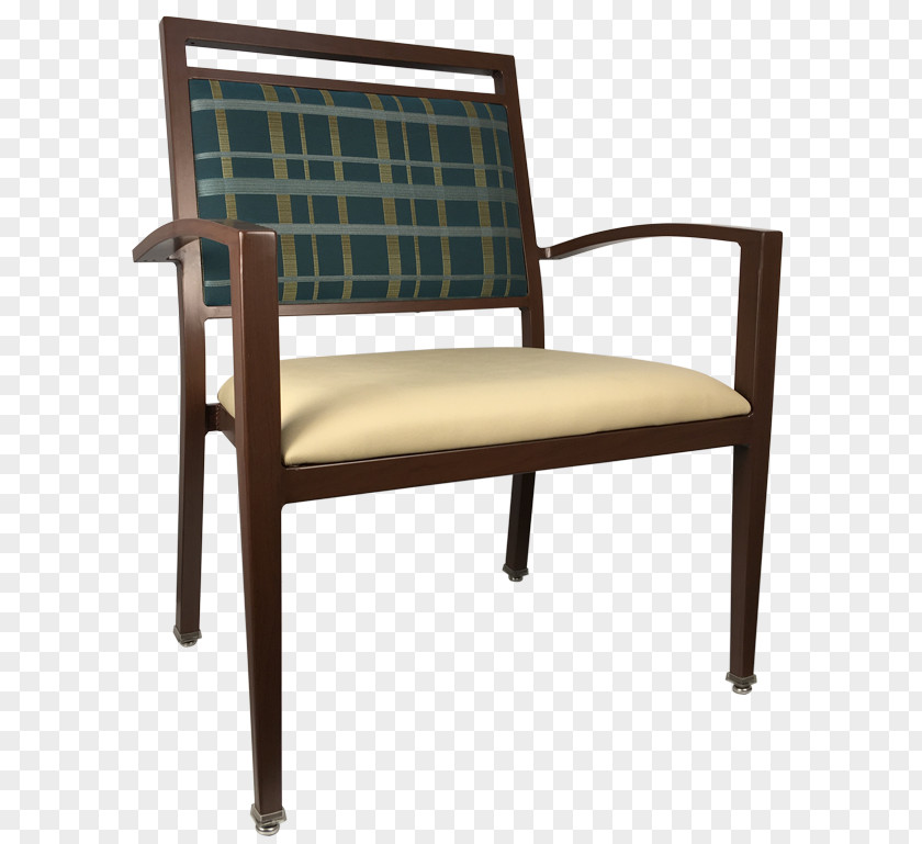 Wood Grain Fabric Wing Chair Table Garden Furniture PNG