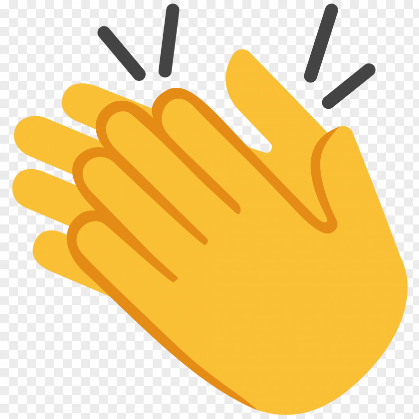 Applause Clapping Emoji Hand Noto Fonts PNG