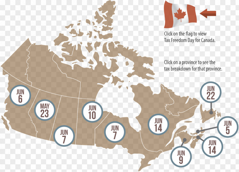 Canada Day Map Clip Art PNG