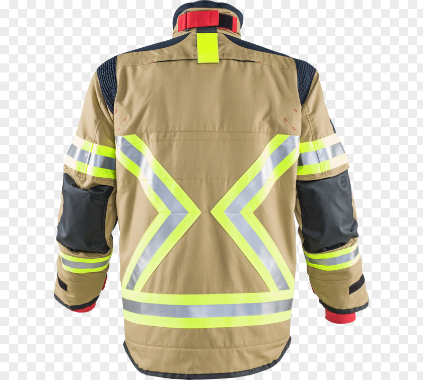 Golden Yellow Material Fire Windstopper Jacket Gore-Tex Suit PNG