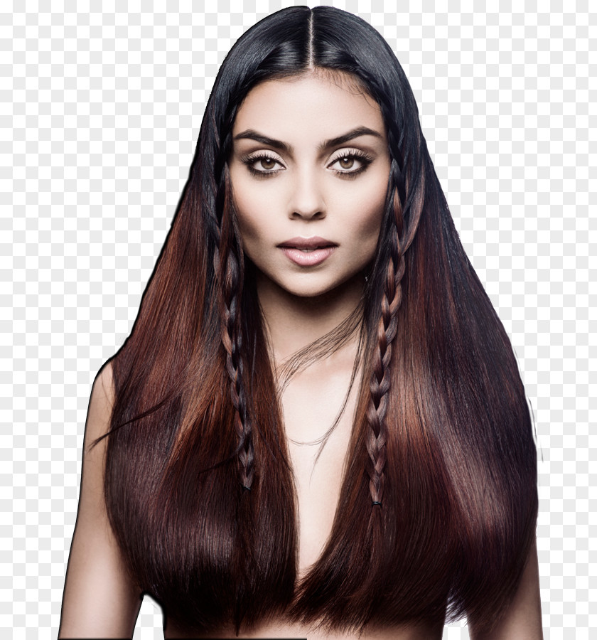 Long Hair Coloring Hairstyle Care PNG