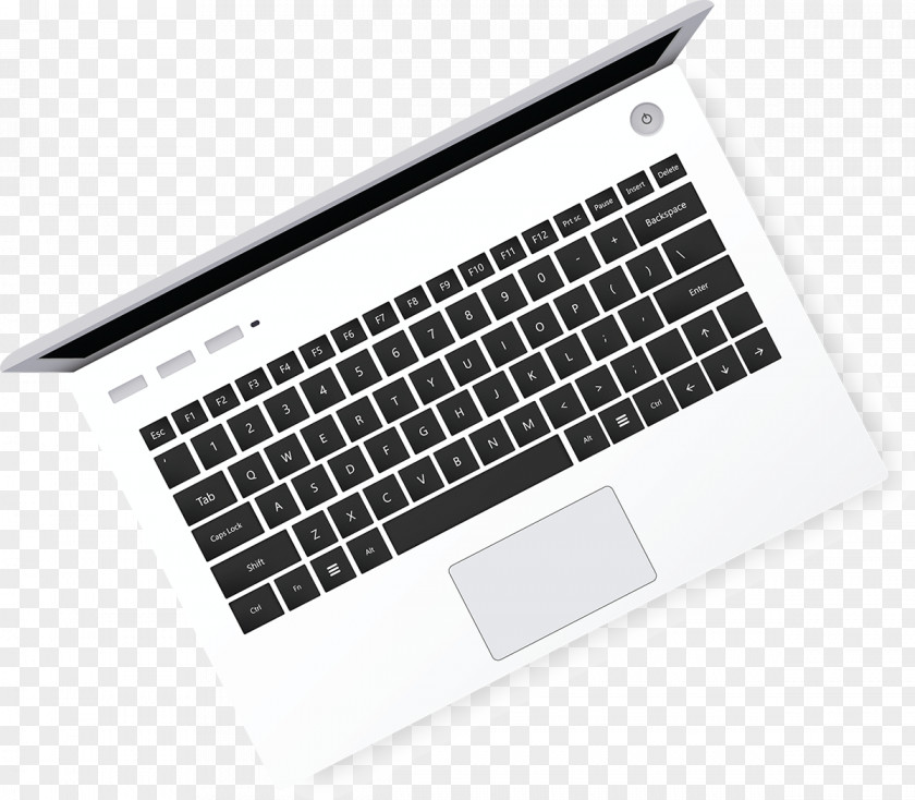 Plan View MacBook Pro Laptop Computer Keyboard Air PNG