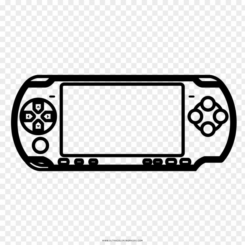 Playstation Video Game Console Accessories Drawing PlayStation Portable Coloring Book PNG