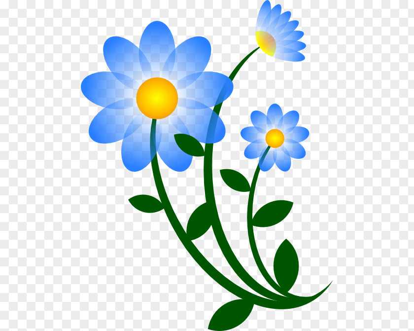 Powderblue Clipart Flower Floral Design Clip Art PNG