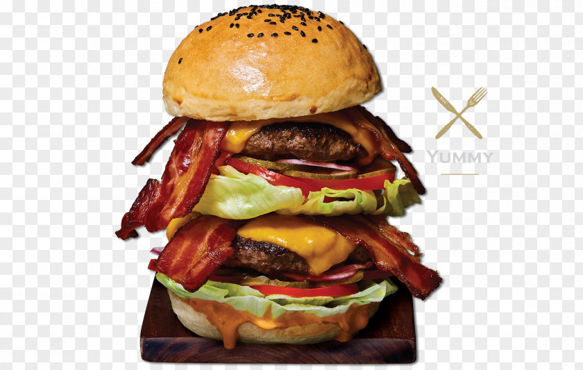 Bacon Cheeseburger Hamburger Buffalo Burger Veggie Onion Ring PNG