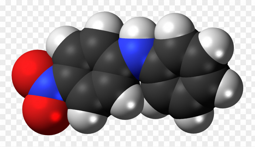 Chemical Atom Chemistry Molecule Diphenylamine Space-filling Model PNG