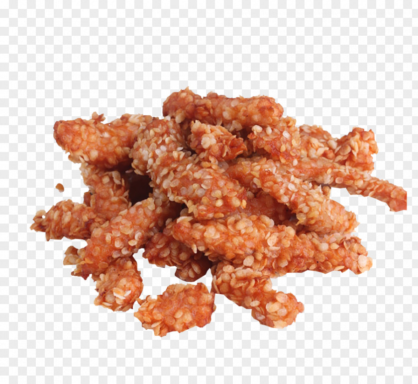 Crisp Snowflake Chicken Fried Fingers Nugget Karaage PNG
