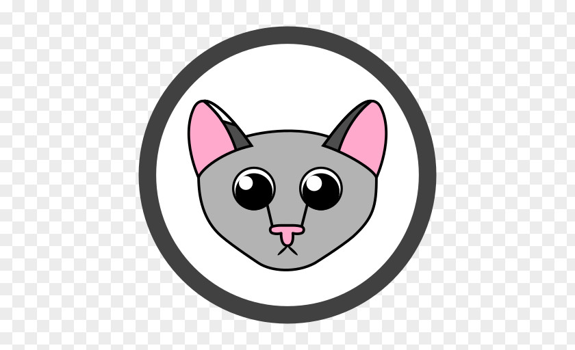 Kitten Whiskers Japanese Kanji Cat PNG