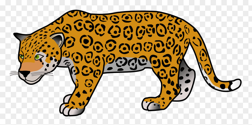 Pink Jaguar Cliparts Jungle Leopard Clip Art PNG