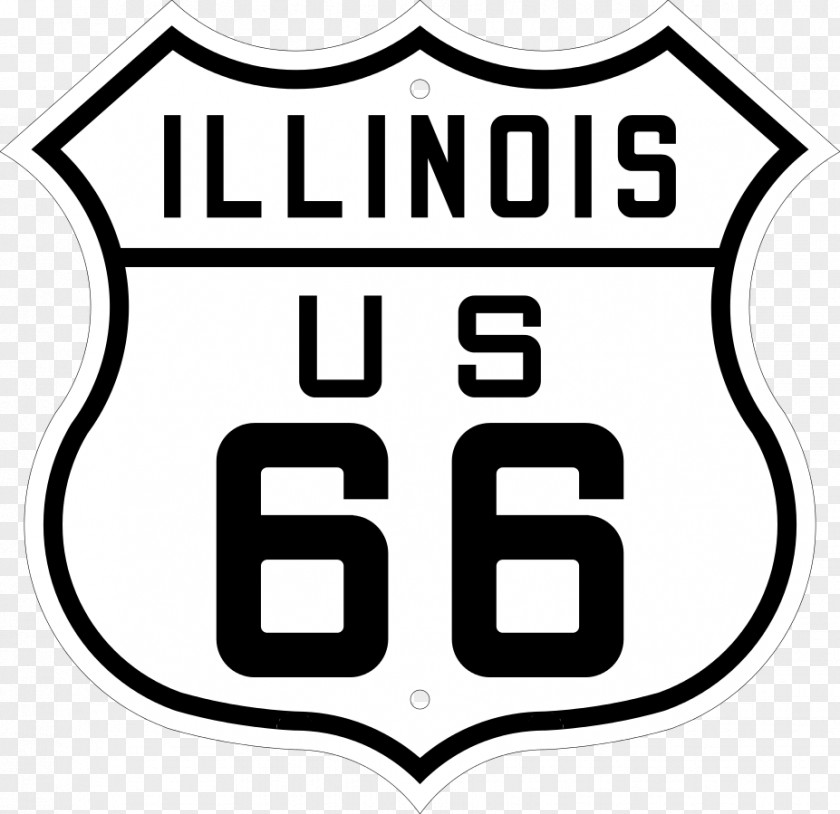 Road U.S. Route 66 In Illinois 83 PNG