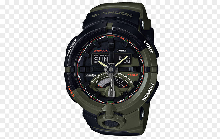 Watch Chari & Co G-Shock GA100 Casio G-SHOCK GA-100-1A4ER Zegarek PNG