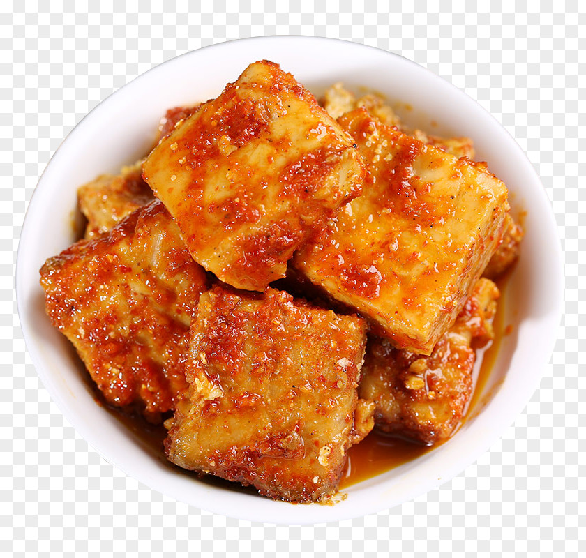 A Bowl Of Bean Curd Oil Chinese Cuisine Red Cooking Fermented Tofu Fermentation PNG