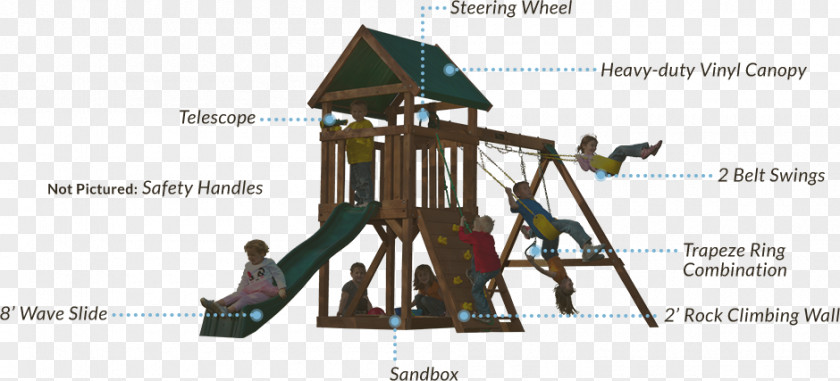 Flyer Set Playground Slide Swing Jungle Gym Outdoor Playset PNG