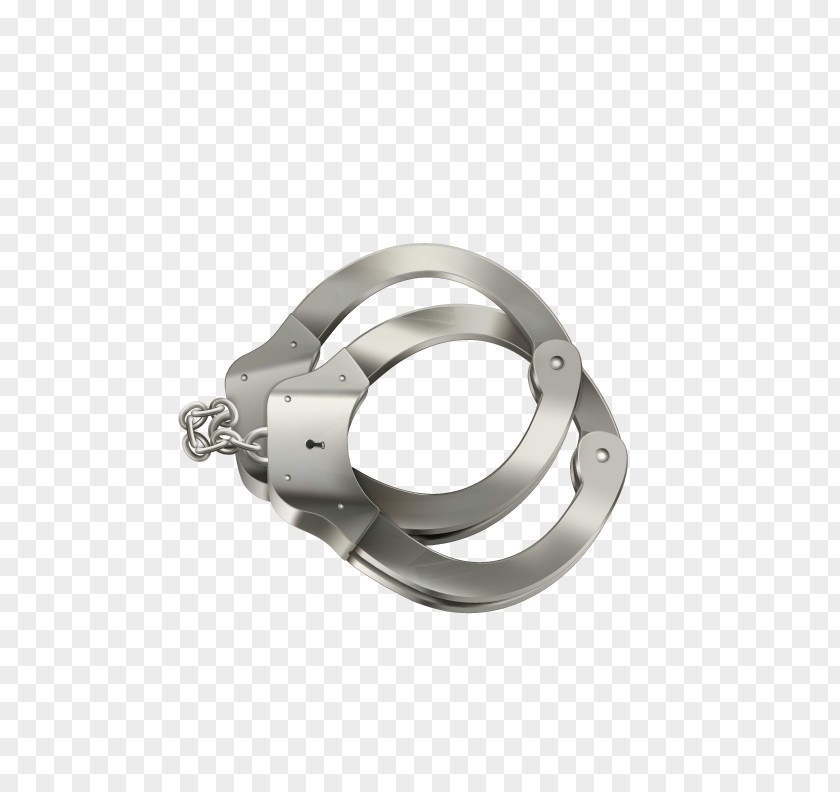 Metal Handcuffs Clip Art PNG