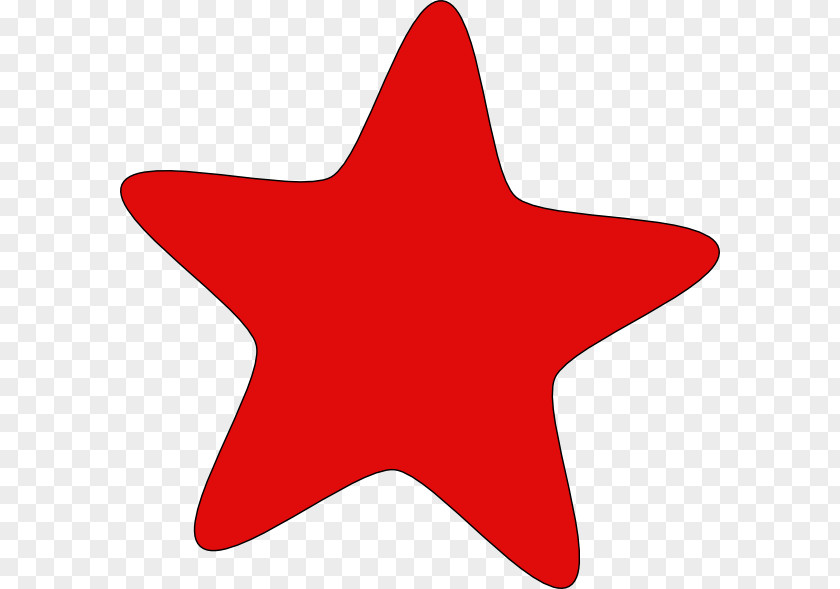 Simple Star Cliparts Red Clip Art PNG