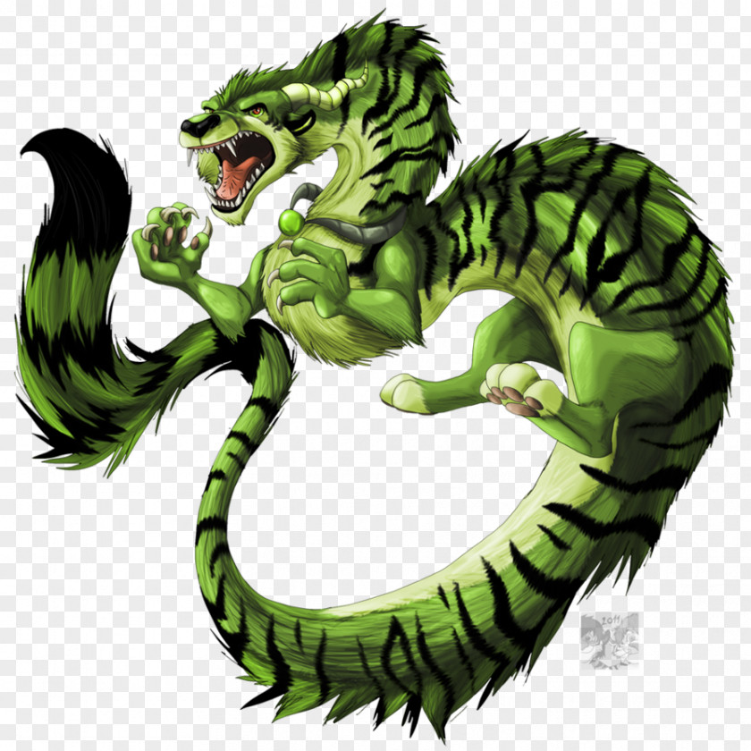 Tiger Chinese Dragon Drawing Image PNG