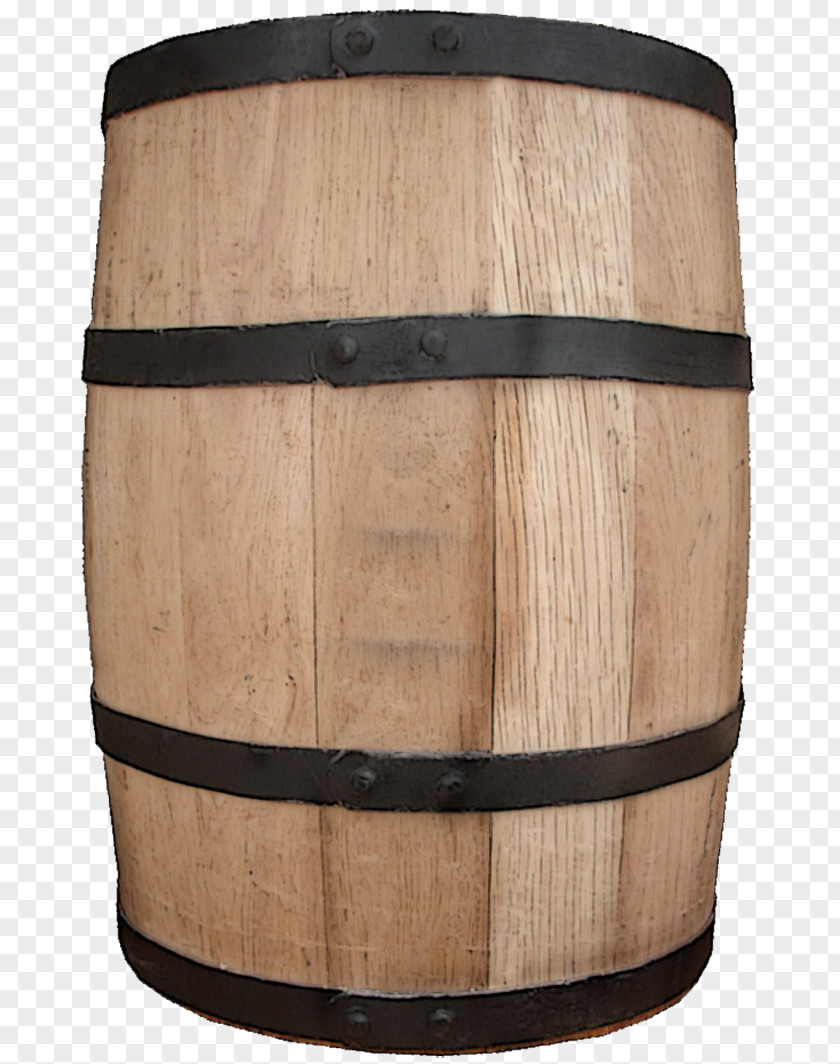 Wood Barrel White Oak Bottich Liter PNG