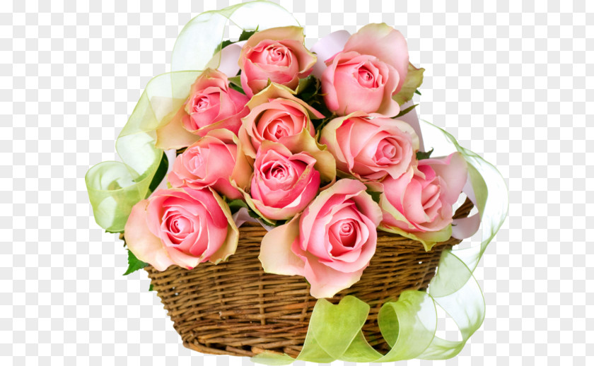 A Flower Basket Rose Pink Stock Photography PNG