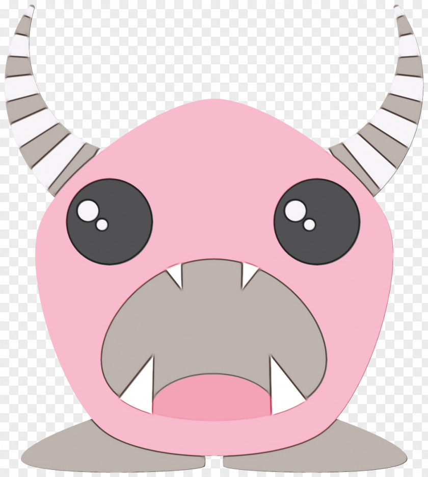 Animation Snout Pink Cartoon PNG