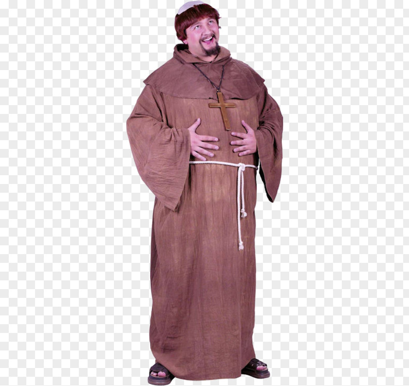 Medieval Clothes Friar Tuck Costume Robe Monk Clothing PNG