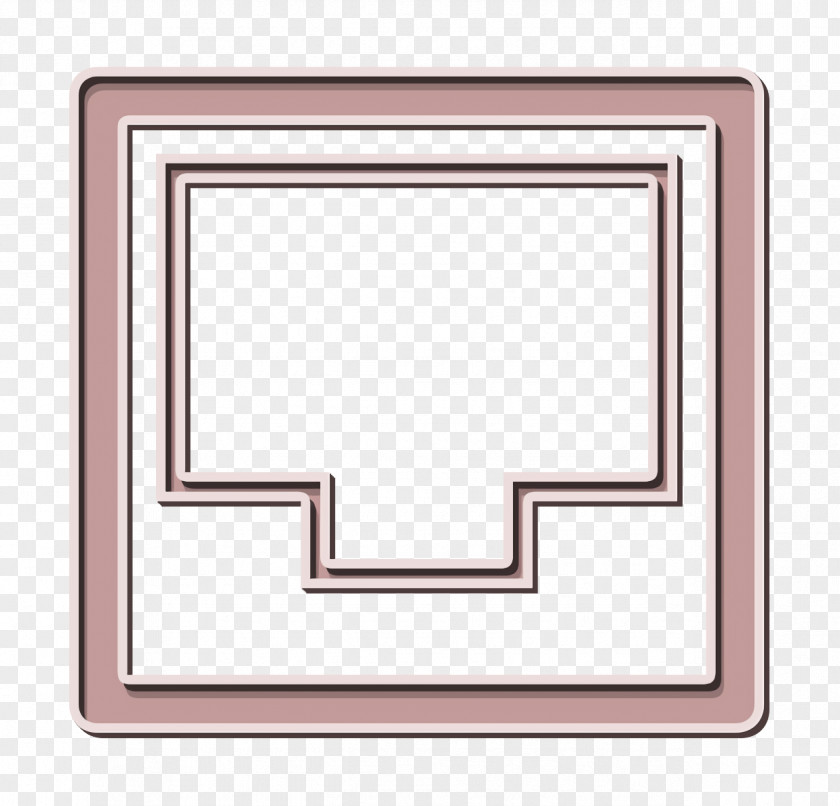Rectangle Picture Frame Box Icon Empty Inbox PNG