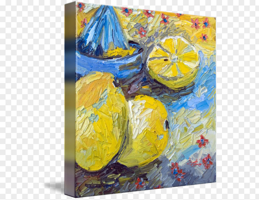 Impressionistic Still Life Photography Acrylic Paint Resin PNG