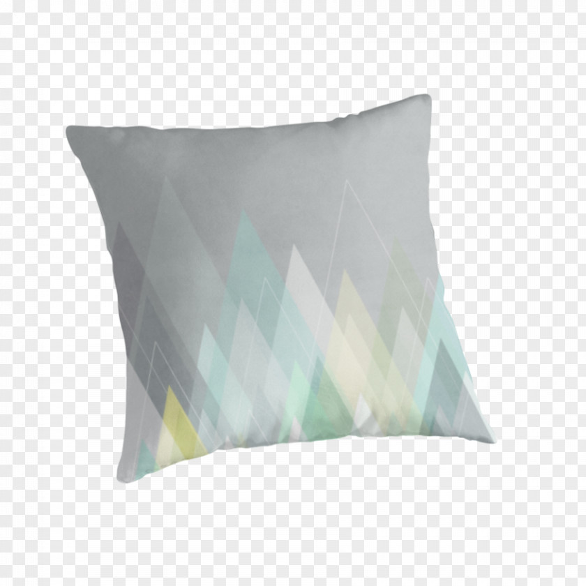 Pillow Cushion Throw Pillows Rectangle Turquoise PNG