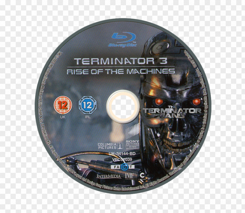 Terminator The Compact Disc Blu-ray DVD PNG