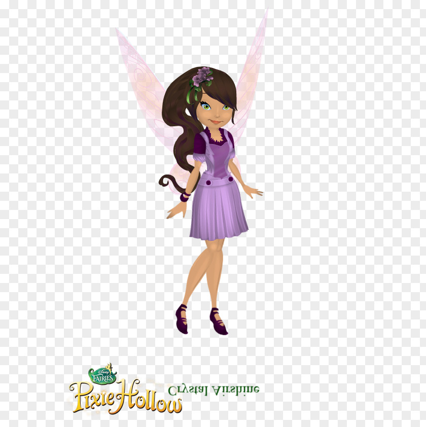 Pixie Hollow Fairy Cartoon Figurine Angel M PNG