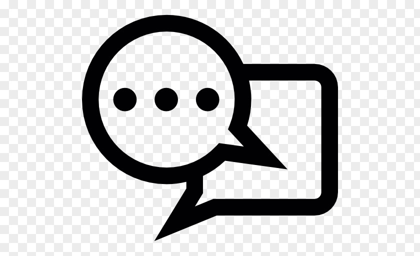 Smiley Text Speech Balloon Online Chat PNG
