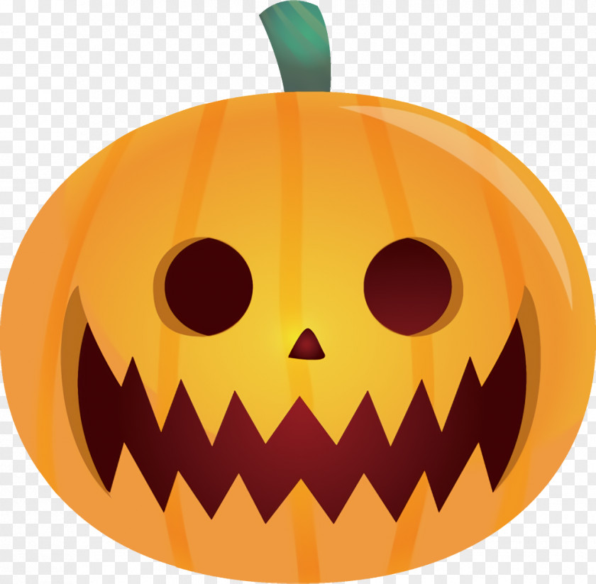 Vegetable Fruit Jack-o-Lantern Halloween Carved Pumpkin PNG