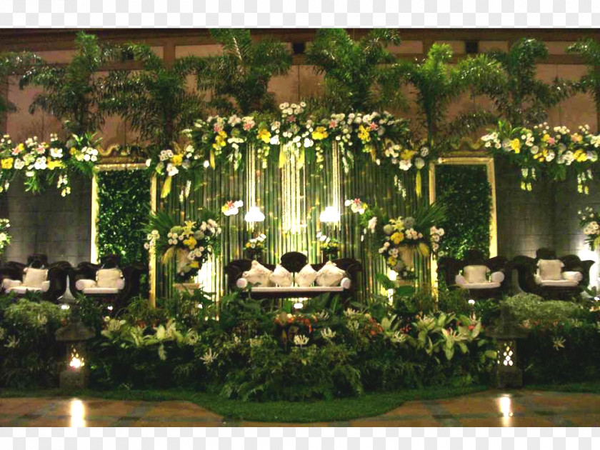 Wedding Reception Garden Jakarta PNG