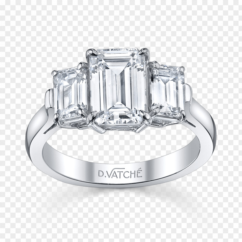 Diamond Stone Product Design Silver Wedding Ring PNG