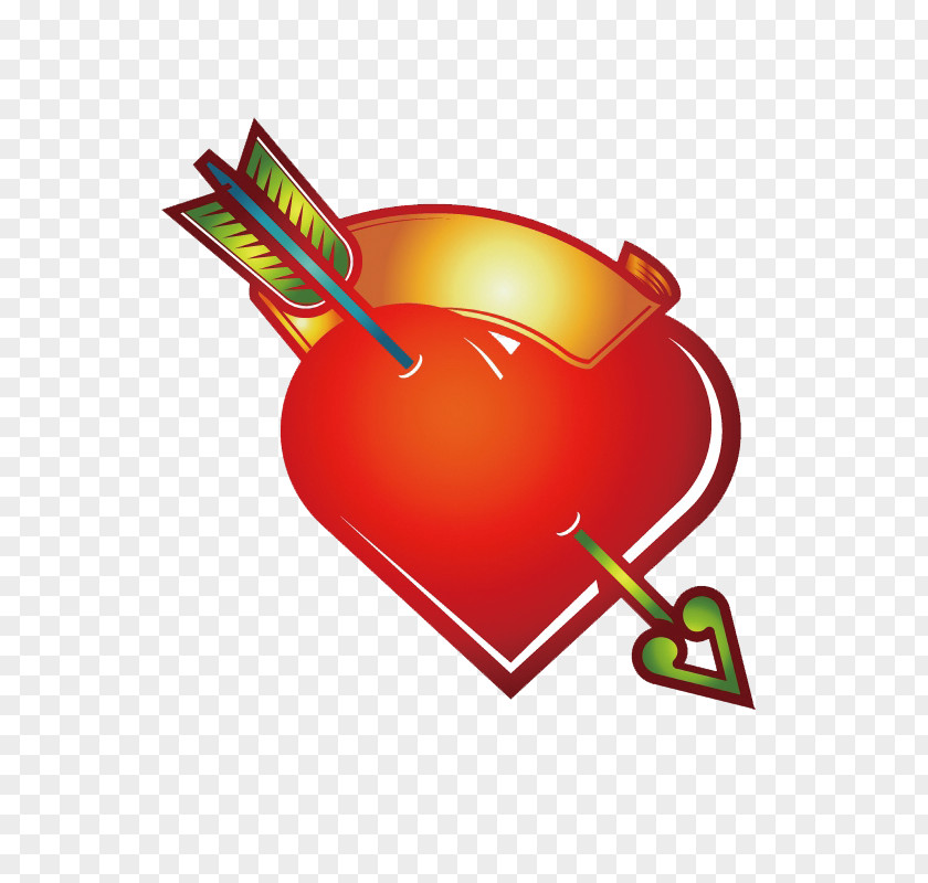Stone Mandrel Cupid Heart Arrow PNG