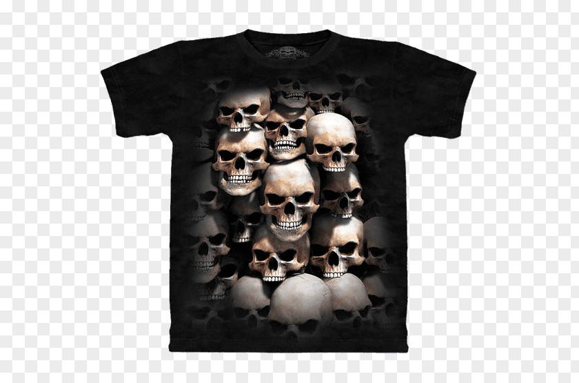 T-shirt Hoodie Skull Sweater Bluza PNG