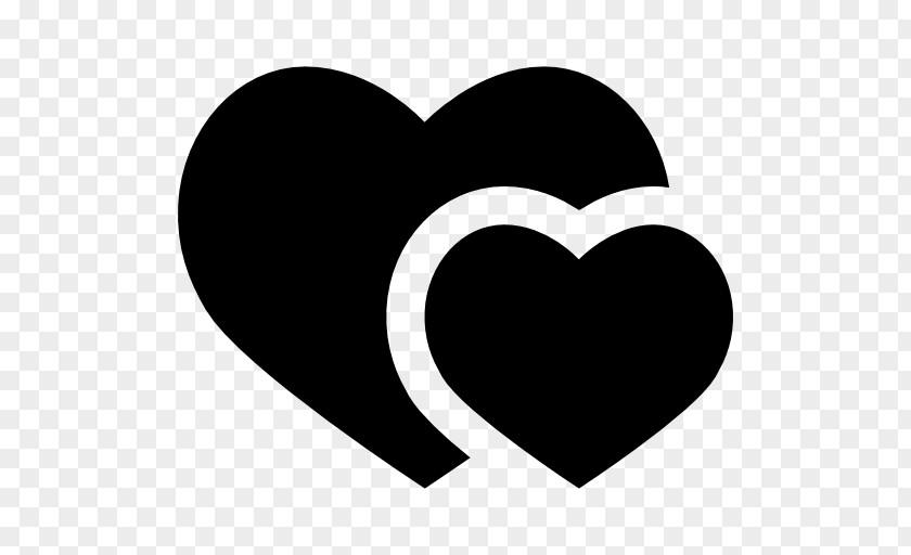 Heart Black And White Red Clip Art PNG