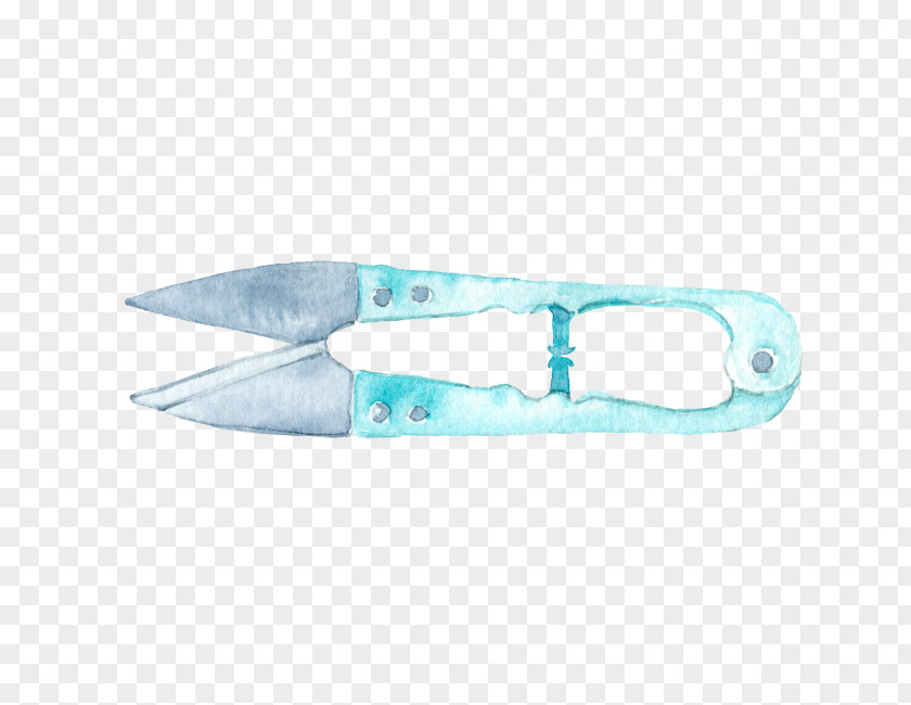 Linen Thread Scissors PNG