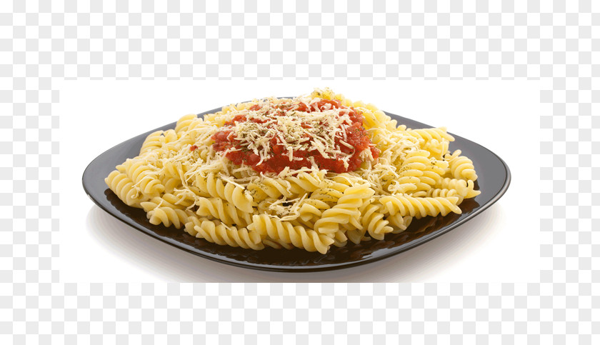 Pasta Sauce Rotini Fusilli Carbonara Garlic Bread PNG