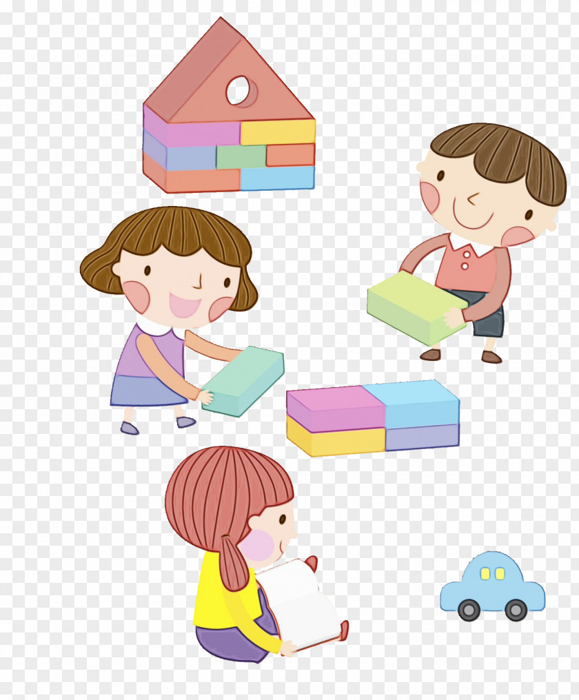Sharing Learning Cartoon Play Clip Art Toy Child PNG