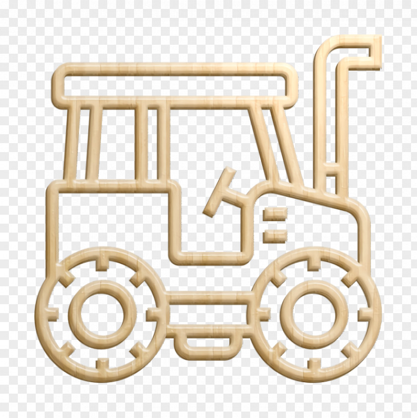 Tractor Icon Farming PNG